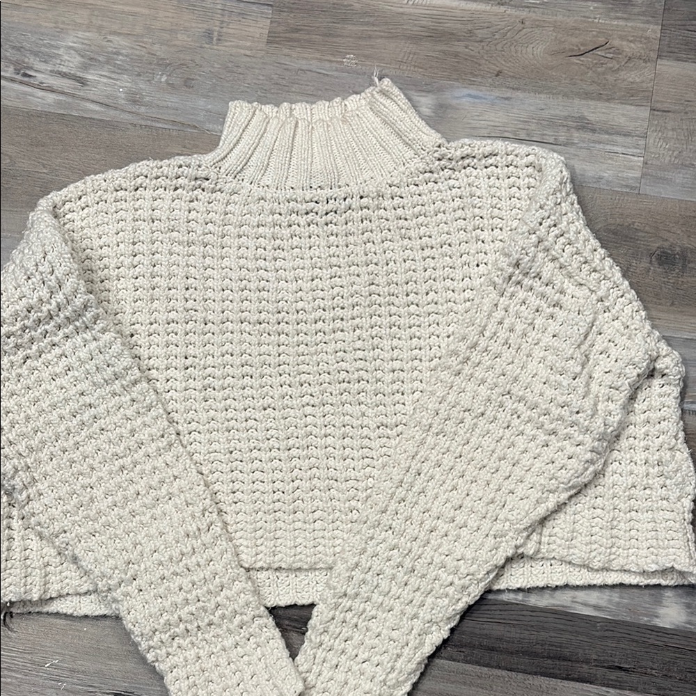 Cozy Cream Knit Sweater